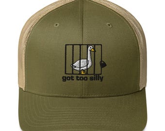 Haben Sie zu doof bestickt Trucker Cap Baseball-Hut Dumme Gans auf den losen Lustige Ente Bekleidung Gänse Vögel Liebhaber Geschenke für sie