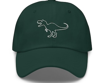 Dino embroidered Dad hat T rex Dinosaur hat Dinosaur Lover gift Palaeontologist Shirt Cute Dino hat Diplodocus Jurassic cap