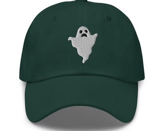 Geister-Halloween-Hut gestickte Baseballmütze Spooky Saison Katzen-Liebhaber Geschenke