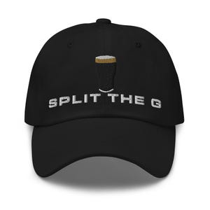 Split the G hat embroidered baseball cap