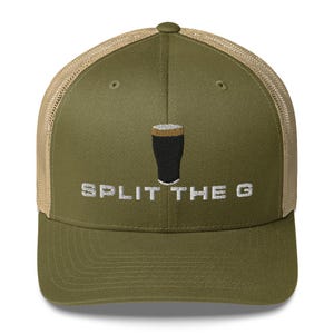 Split the G hat embroidered Trucker Cap