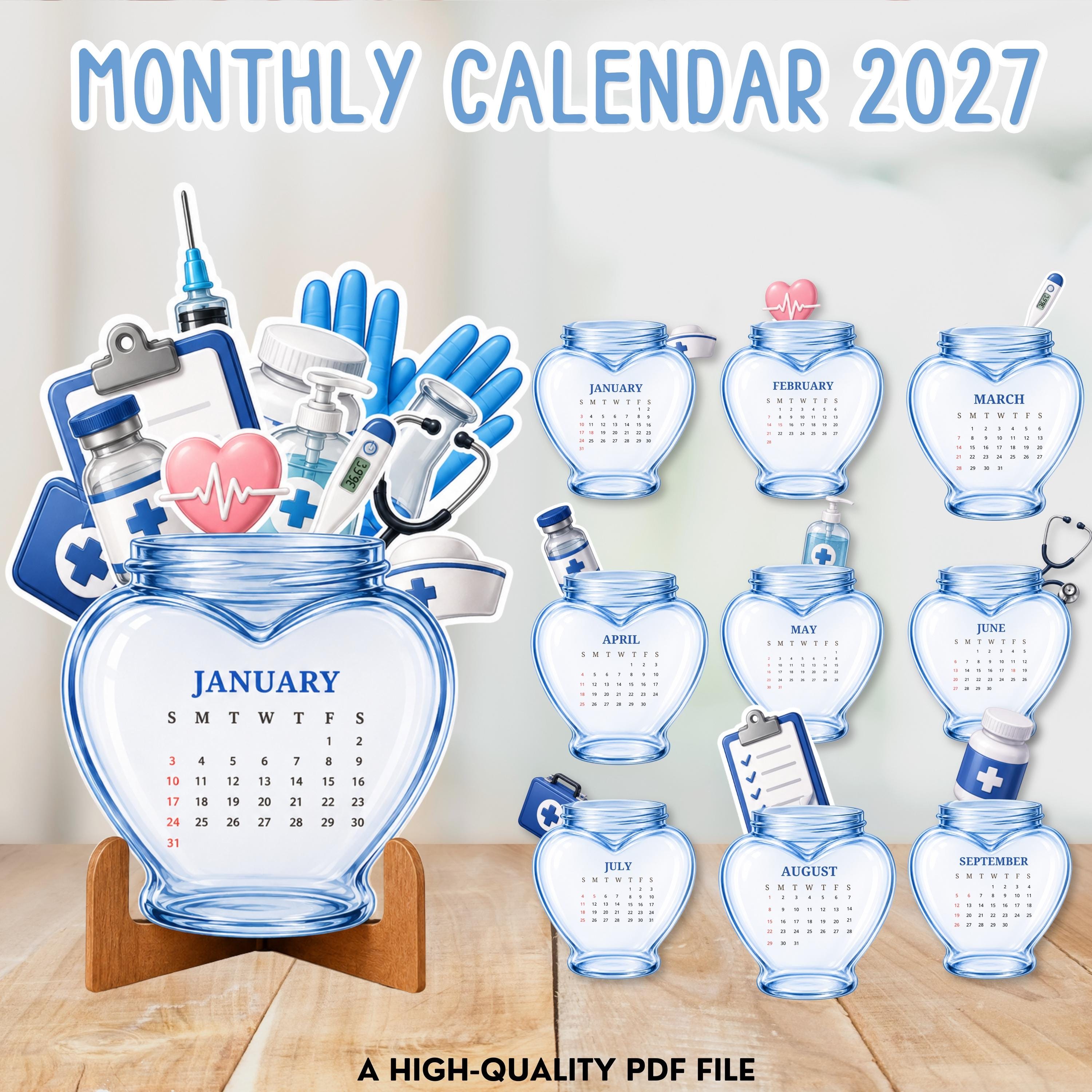 Medical Calendar - Etsy