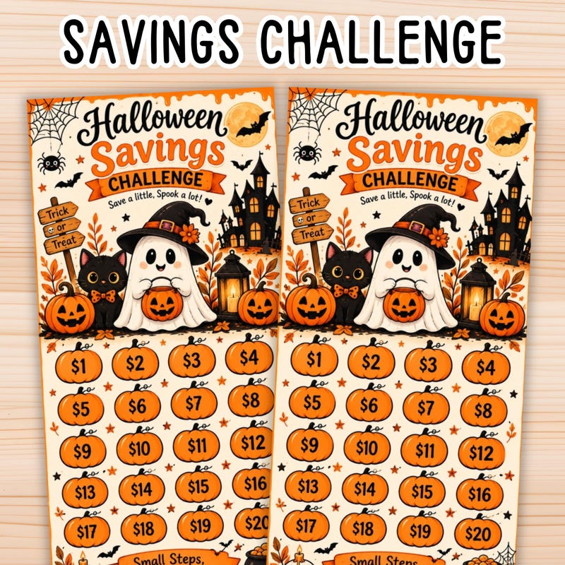 Halloween Money Tracker - Etsy