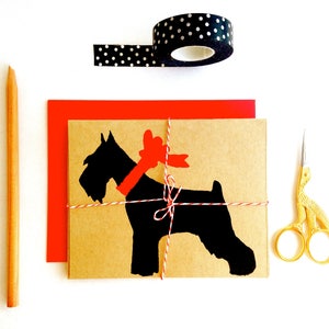 Schnauzer Card Set Dog Thank You Cards Bulk Miniature Pet Sympathy Standard Holiday Pack Mini Birthday Christmas Stationery Valentines image 7