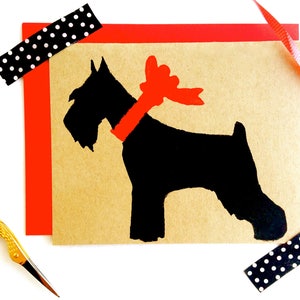 Schnauzer Card Set Dog Thank You Cards Bulk Miniature Pet Sympathy Standard Holiday Pack Mini Birthday Christmas Stationery Valentines image 5