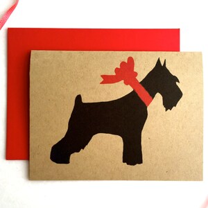 Schnauzer Card Set Dog Thank You Cards Bulk Miniature Pet Sympathy Standard Holiday Pack Mini Birthday Christmas Stationery Valentines image 3