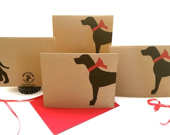 Great Dane Card Set - ECOfriendly Holiday Thank You Cards Bulk - Dog RESCUE Birthday Gifts for Pet Lovers - Blue Valentines Day - Christmas