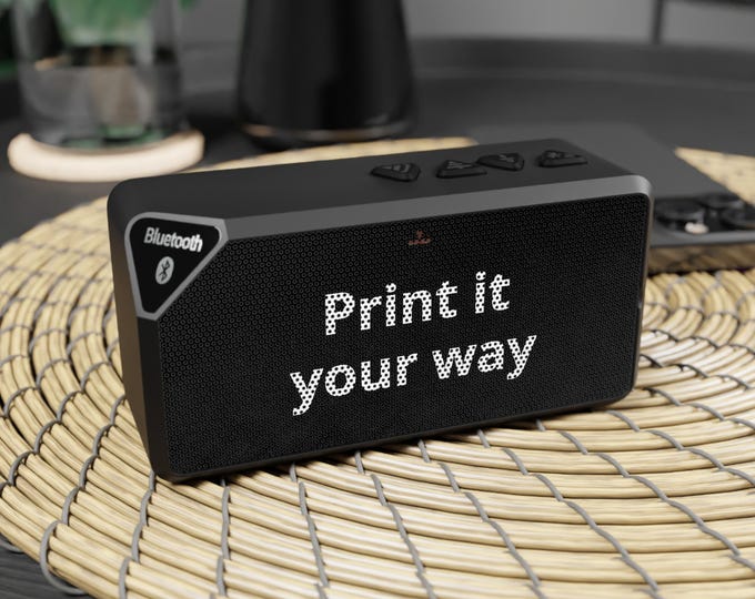 Jabba Speaker Bluetooth Speaker | Custom Text LED Display