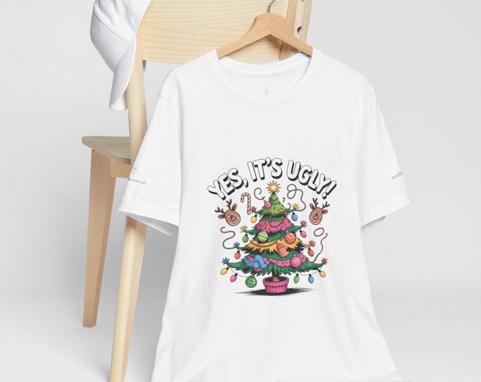 Ugly Christmas Tree Tee | Novelty Holiday Shirt