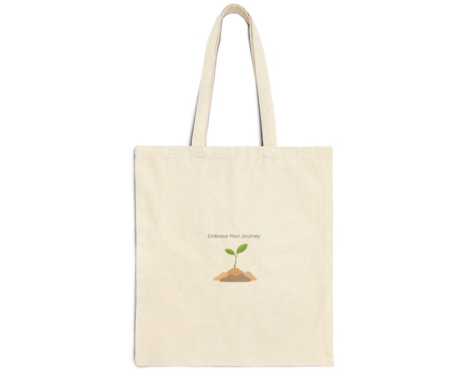 Gentle Reset Checklist Tote | Cotton Canvas, Habit Tracker Art