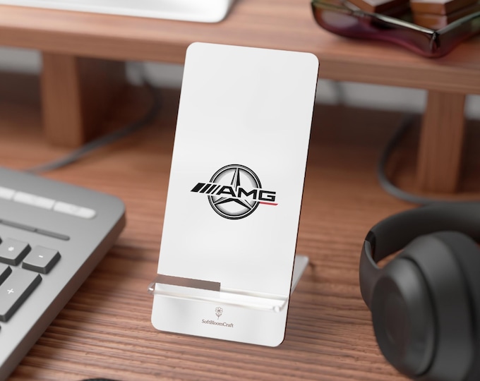 AMG Logo-Inspired Mobile Display Stand for Smartphones | Foldable Phone Stand