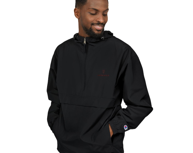 Customisable Champion Hooded Windbreaker Jacket | Packable Anorak