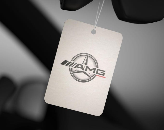 AMG Logo-Inspired Car Air Freshener | Automotive Emblem, Neutral Scent