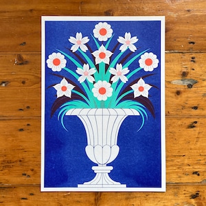 Urn Jar A3 Risograph Druck