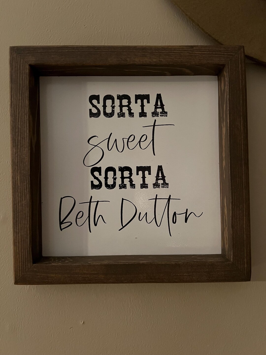 Beth Sign In Beth Dutton Sign - Etsy