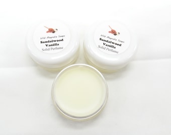Sandalwood Vanilla Scented Solid Perfume