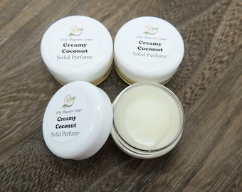 Creamy Coconut Scented Solid Perfume