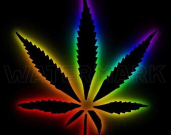 svg CANNABIS Rainbow WEED Pot MARIHUANA Hemp svg etui na telefon grafika cyfrowa do pobrania