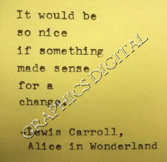 Alice Au Pays Des Merveilles Citation Lewis Carroll Citation Etsy France