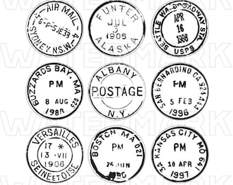 POSTAGE Postal Passport STAMPS TRAVEL Digital