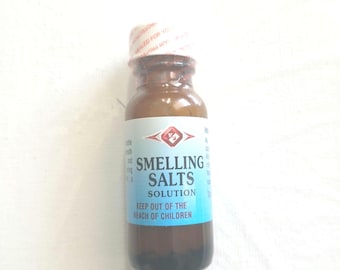 Smelling Salts Solution Bottle (Sealed for Your Protection)