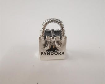 Charm Pandora para bolsa de compras en plata S925 ALE