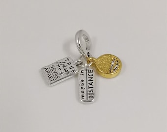 Colgante triple de la amistad de Pandora