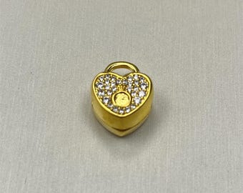 Clips de corazón brillante de Pandora Shine