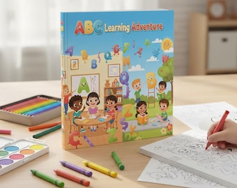 ABC Learning Adventure – Alphabet Coloring Book for Kids