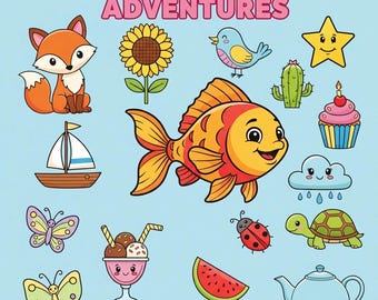 My First Coloring Adventure – Easy Beginner Coloring Book with Big Bold Simple Designs