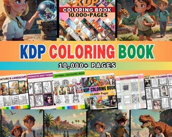 The Ultimate Family Coloring Bundle – 10,000+ Pages for Kids, Teens & Adults