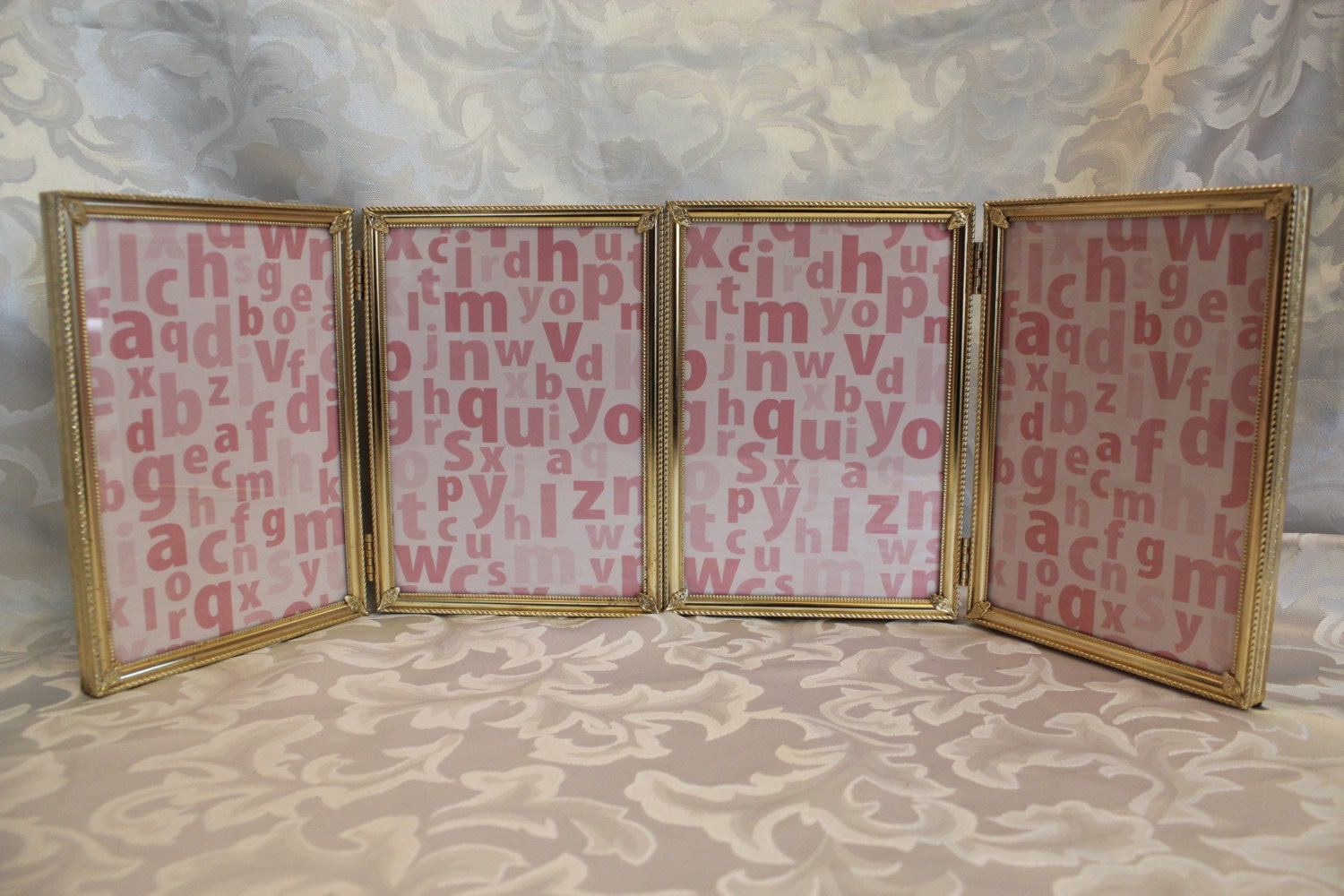 Folding Vintage Photo Frames Picture Frames Gold Folding Etsy