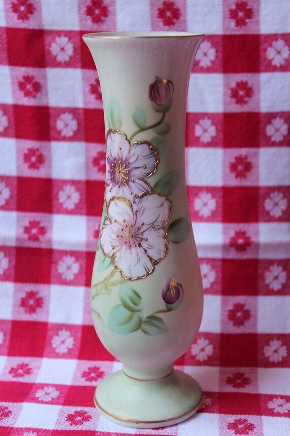 Ucagco China Handpainted Japan Figurines Bud Vases Collectibles Art