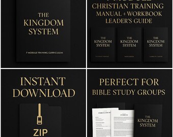 Programa de estudio bíblico del Reino / Manual de capacitación cristiana de 7 módulos (descarga digital)