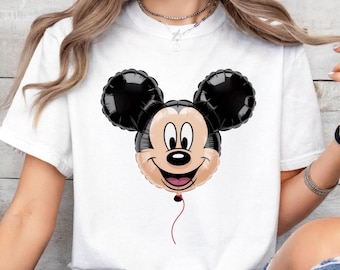 Disney Mickey Mouse Balloon Shirt, Mickey Tee Shirt, Disney Friends T-Shirt, Disney Birthday Shirt, Disney Trip Tee, Vacation Matching Shirt