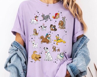 Disney Magical Dogs Shirt, Vintage Disney Dog Comfort Colors Shirt, Disney Pet Lovers Tee, Gift for Dogs Lover, Disney Family Trip 2026 Tee