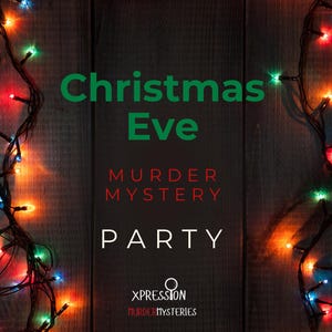 Christmas Eve Murder Mystery Game • Printable Christmas Party Game • Instant Download Whodunnit Kit • 8–12 Players