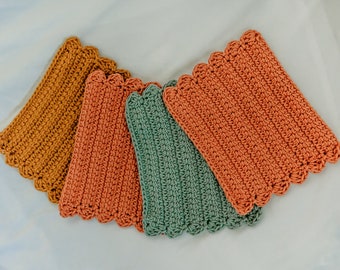 Crochet PATTERN | Linked Loops Dishcloth | One Size