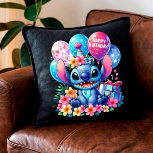 Stitch Birthday PNG bundle featuring cute tropical birthday designs with Stitch, birthday hats, balloons, cakes, island party vibes, colorful cartoon artwork, and fun birthday girl themes. High-resolution transparent background PNG files perfect for sublimation printing, birthday t-shirts, tumblers, mugs, tote bags, stickers, party decorations, matching family shirts, kids apparel, tropical birthday merchandise, and print on demand products for Etsy shops and small creative businesses.