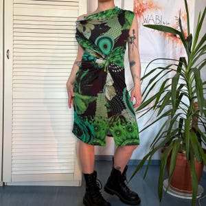 green emerald velvet dress Desigual > 26SWVK40 Dress Green  Thirty Three Boutique