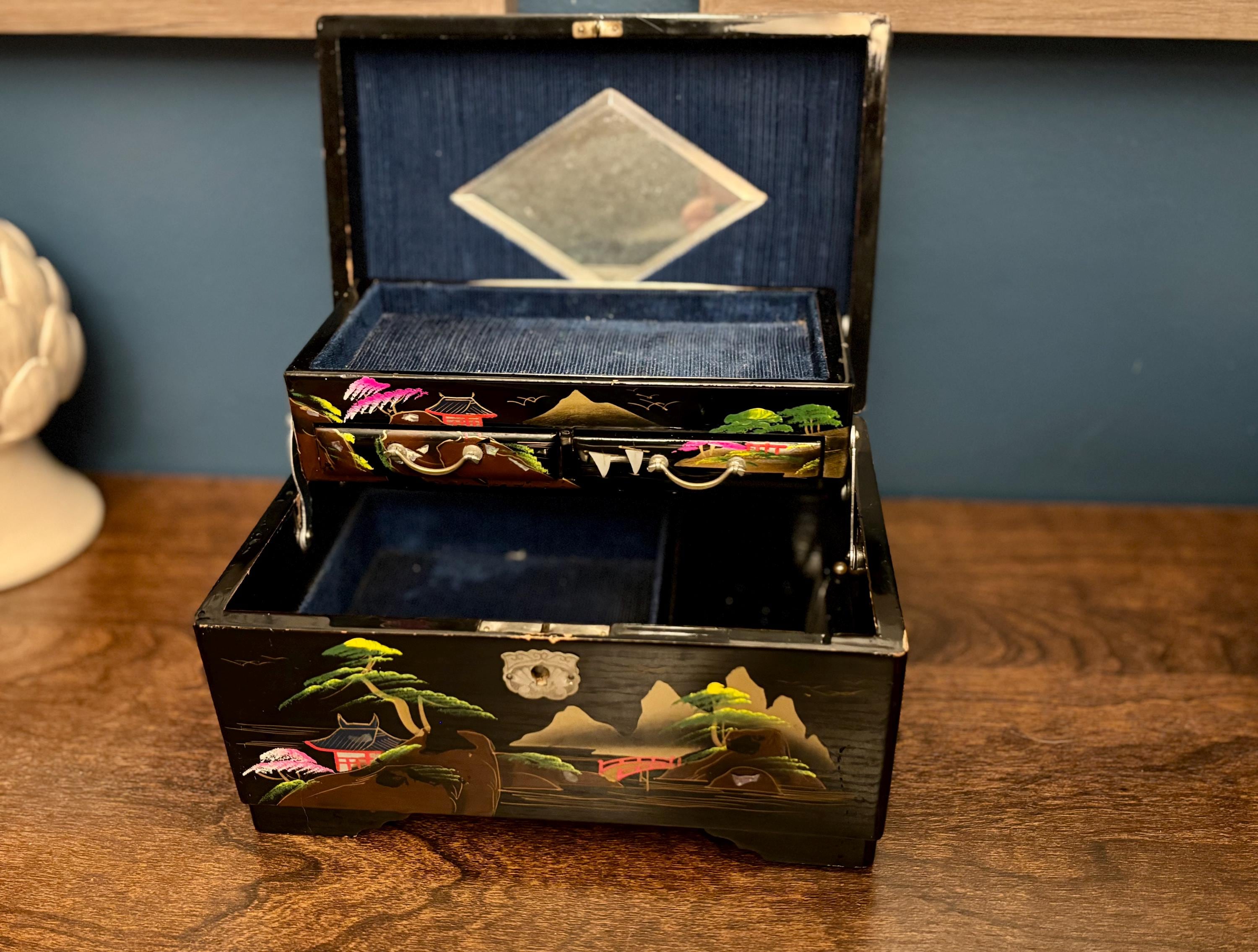 Japanese Lacquer Box - Etsy