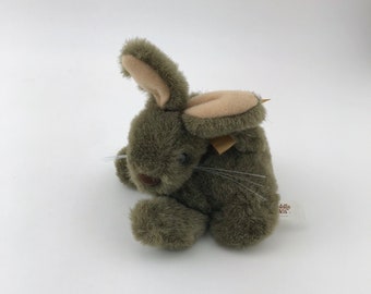 Vintage Small Brown "Cuddle Wit" Bunny, Brown Bunny Rabbit, Brown Easter Bunny, Plush Brown Bunny, Cuddle Wit