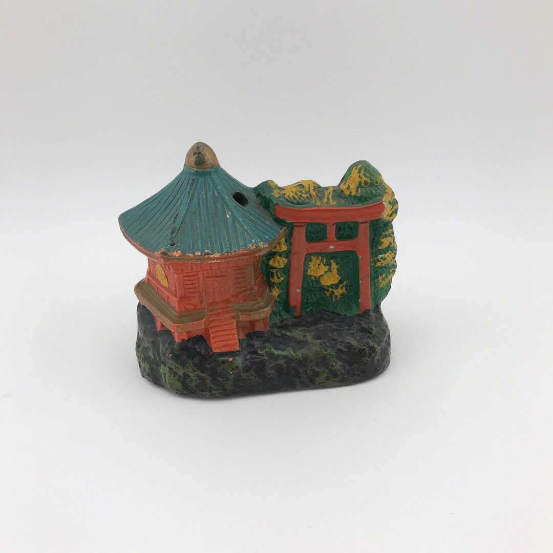 Vintage Ceramic Incense Burner, Made in Japan, Japansese Style Incense