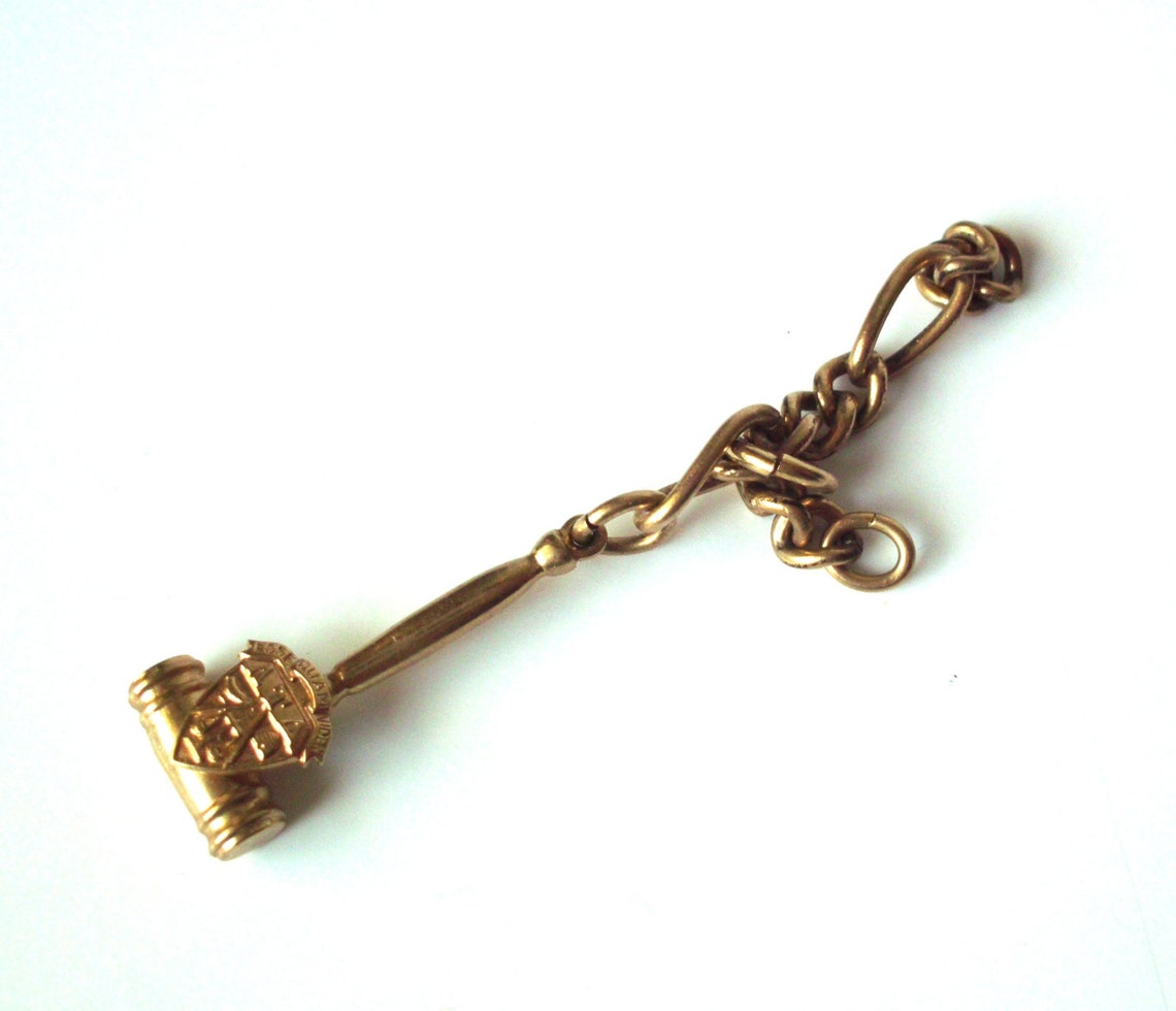 Vintage Gavel Charm With lambda Tau Delta Sorority Etsy