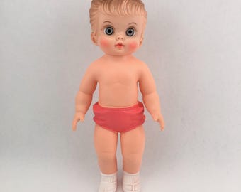 Vintage Edward Mobley Girl Doll, Arrow Rubber, 1959