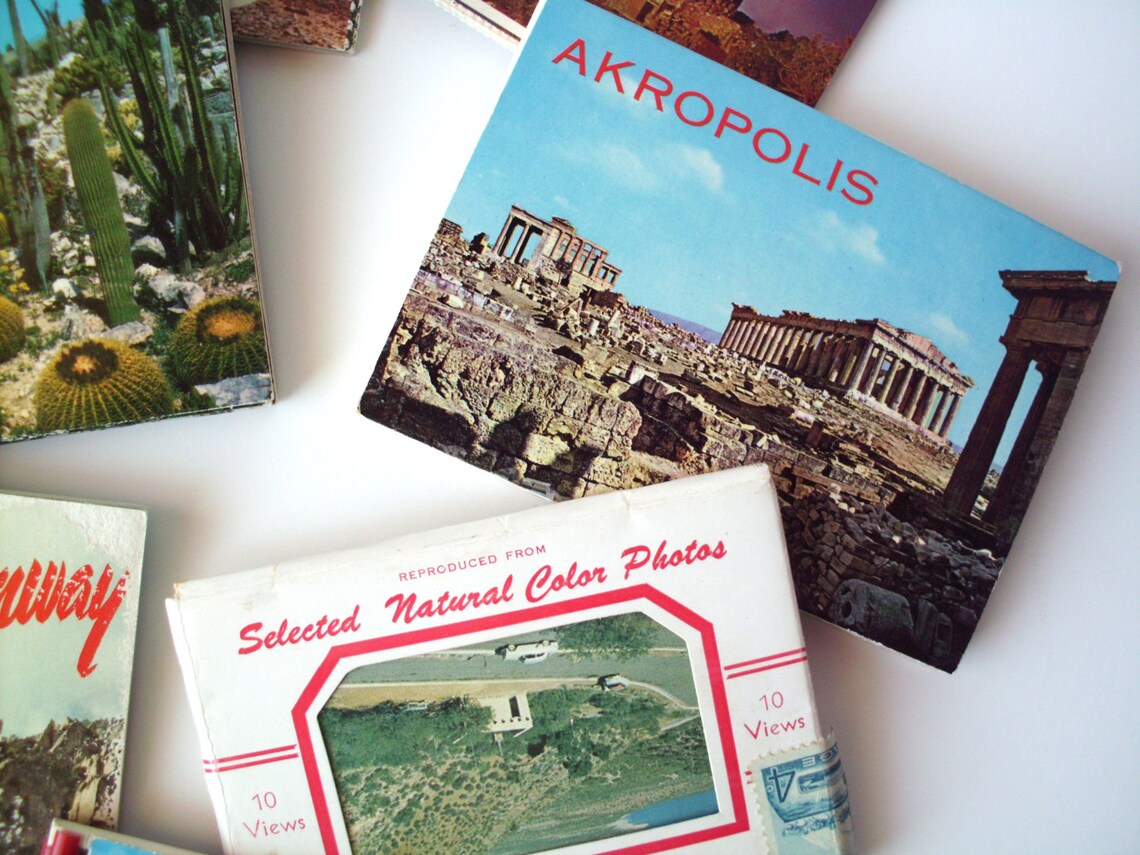 10 Vintage Souvenir Travel Photo Booklets Grand Canyon Etsy