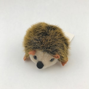 Vintage Plush Hedgehog, Millars Ark Toys, Small Stuffed Hedgehog