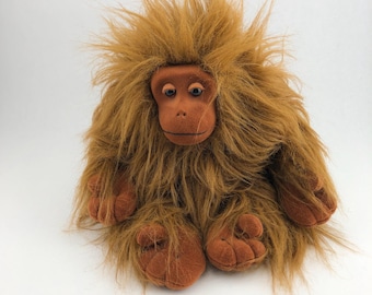 Vintage Plush Creations Inc., San Mateo, CA., Orangutan Plush Animal, 1994