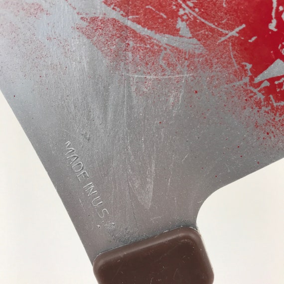 Vintage Halloween Costume Prop, Meat Cleaver, Plastic… Gem