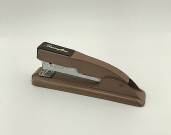 Vintage Large Swingline 27, Two Tone Bronze And Dark Brown Swingline Stapler, Swingline Stapler, Office Supplies